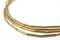 The Bead Chest Brass 1.5mm Tube Beads, Full Strand of Quality Metal Spacers for DIY Jewelry Design
